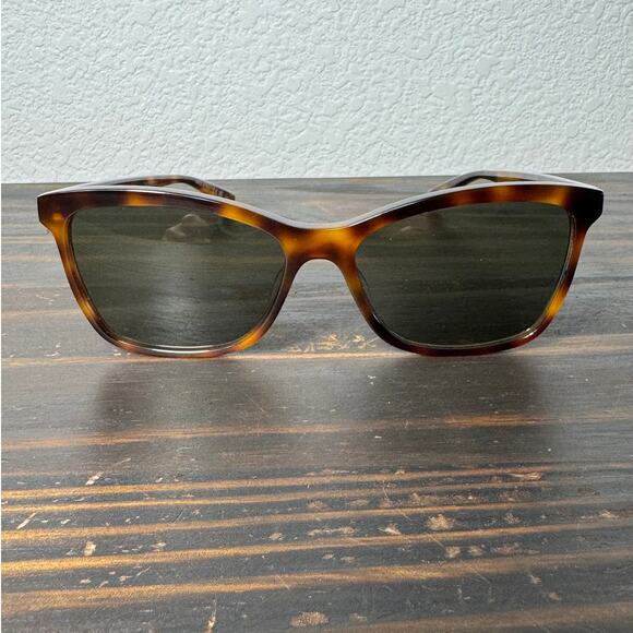 NWT YSL Havana Tortoiseshell Wayfarer Style Sunglasses - Picture 3 of 8